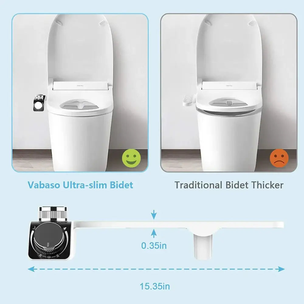 Non-Electric Dual Nozzle Toilet Seat Attachment (different types available) - SS