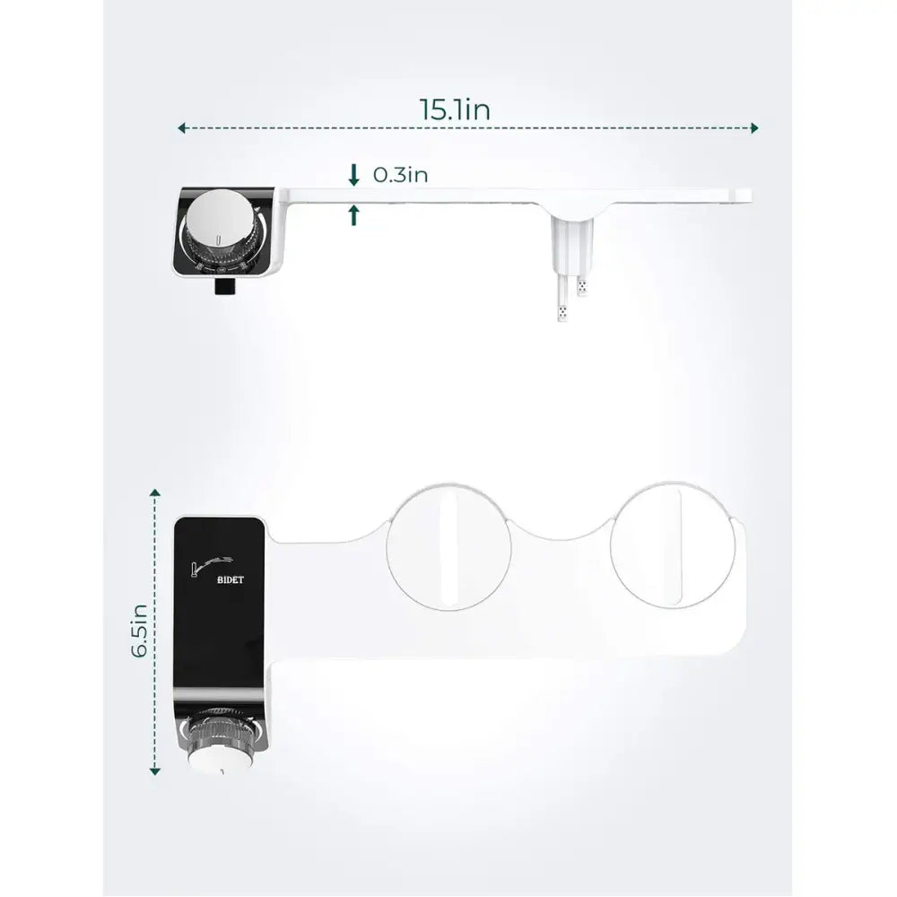 Non-Electric Dual Nozzle Toilet Seat Attachment (different types available) - SS