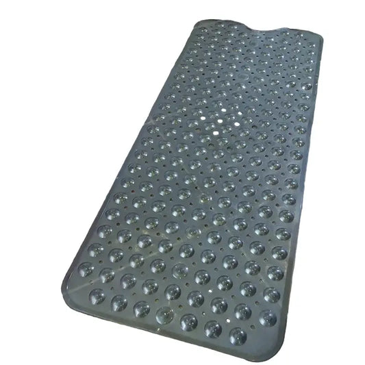 Non-Slip Bathtub & Shower Mat (different colours available) - Transparent Black / 380mmx780mm - SS