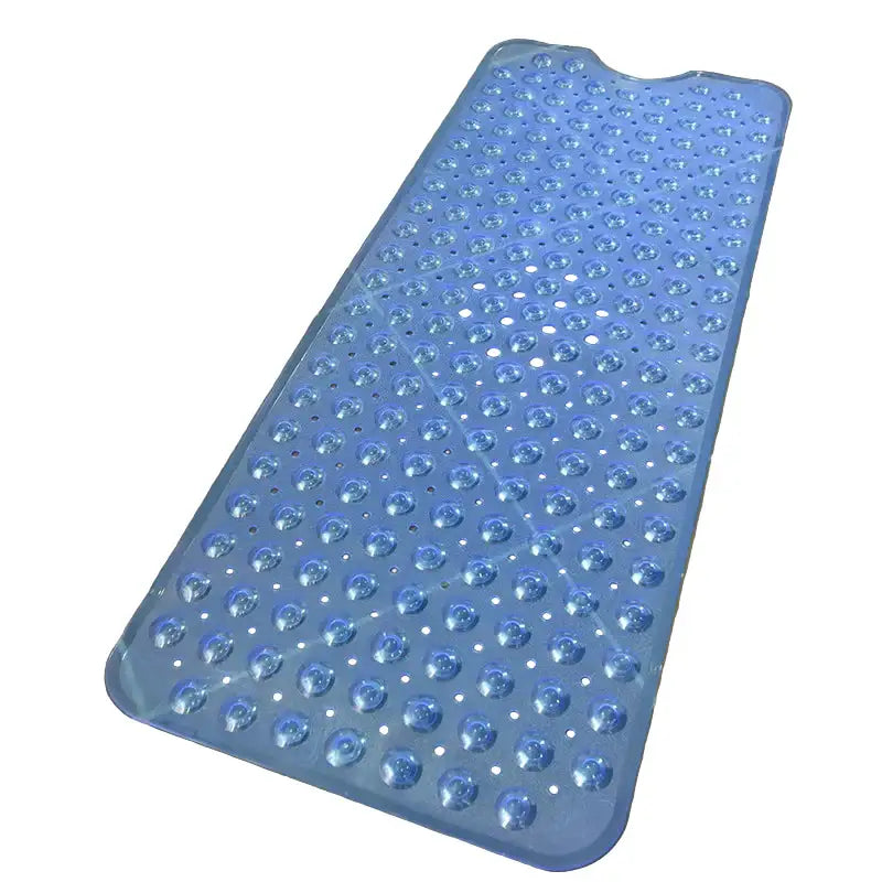 Non-Slip Bathtub & Shower Mat (different colours available) - Transparent Blue / 380mmx780mm - SS
