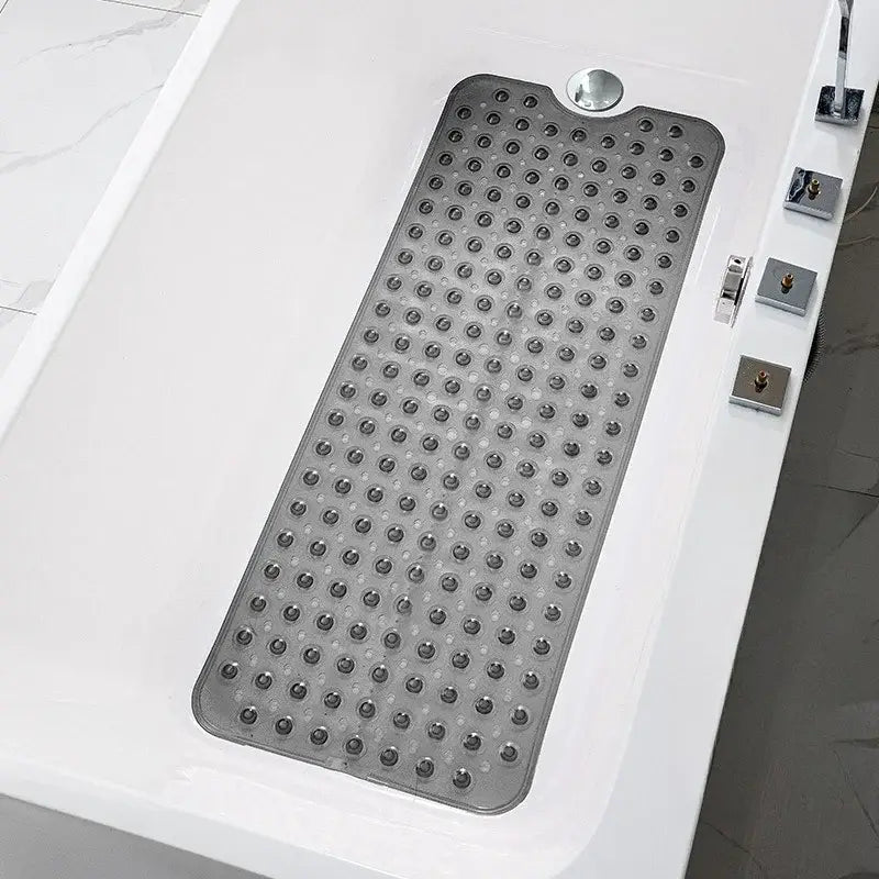 Non-Slip Bathtub & Shower Mat (different colours available) - Translucent Grey / 380mmx780mm - SS