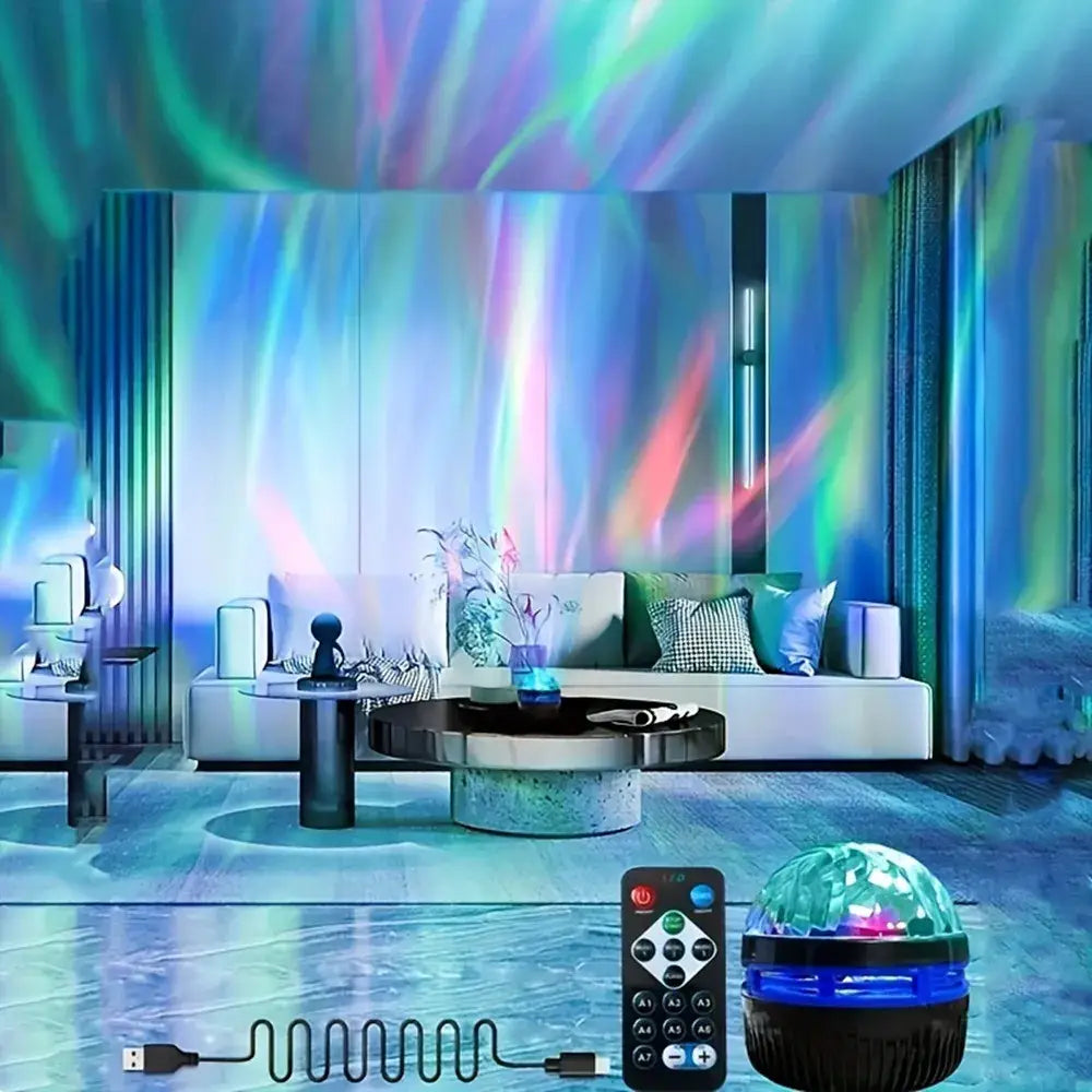 Northern Lights Starry Sky Projector LED Night Light with Remote Control USB A Variety of Styles for Home Bedroom Party
