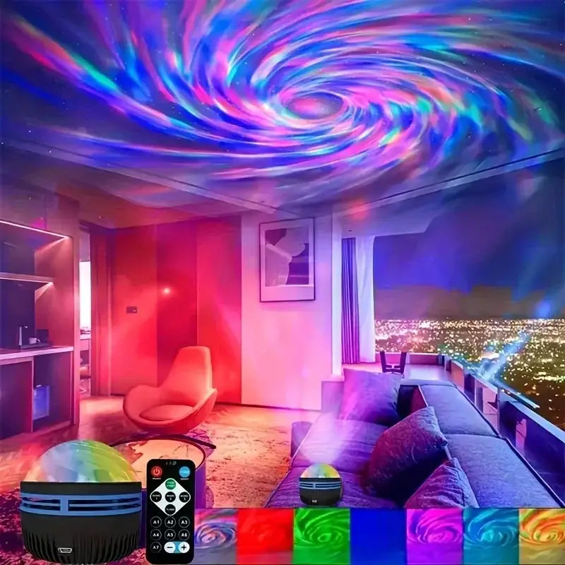Northern Lights Starry Sky Projector LED Night Light with Remote Control USB A Variety of Styles for Home Bedroom Party