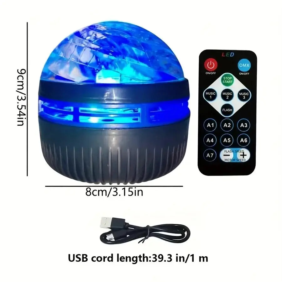 Northern Lights Starry Sky Projector LED Night Light with Remote Control USB A Variety of Styles for Home Bedroom Party