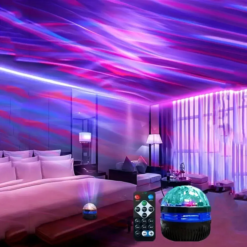 Northern Lights Starry Sky Projector LED Night Light with Remote Control USB A Variety of Styles for Home Bedroom Party