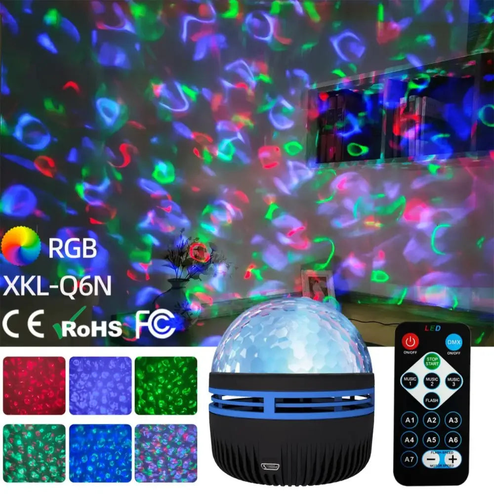 Northern Lights Starry Sky Projector LED Night Light with Remote Control USB A Variety of Styles for Home Bedroom Party