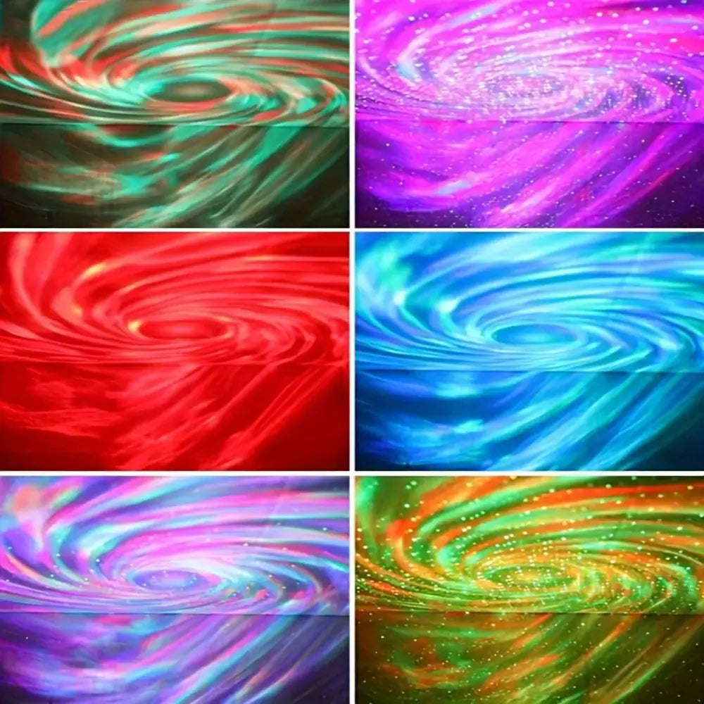Northern Lights Starry Sky Projector LED Night Light with Remote Control USB A Variety of Styles for Home Bedroom Party