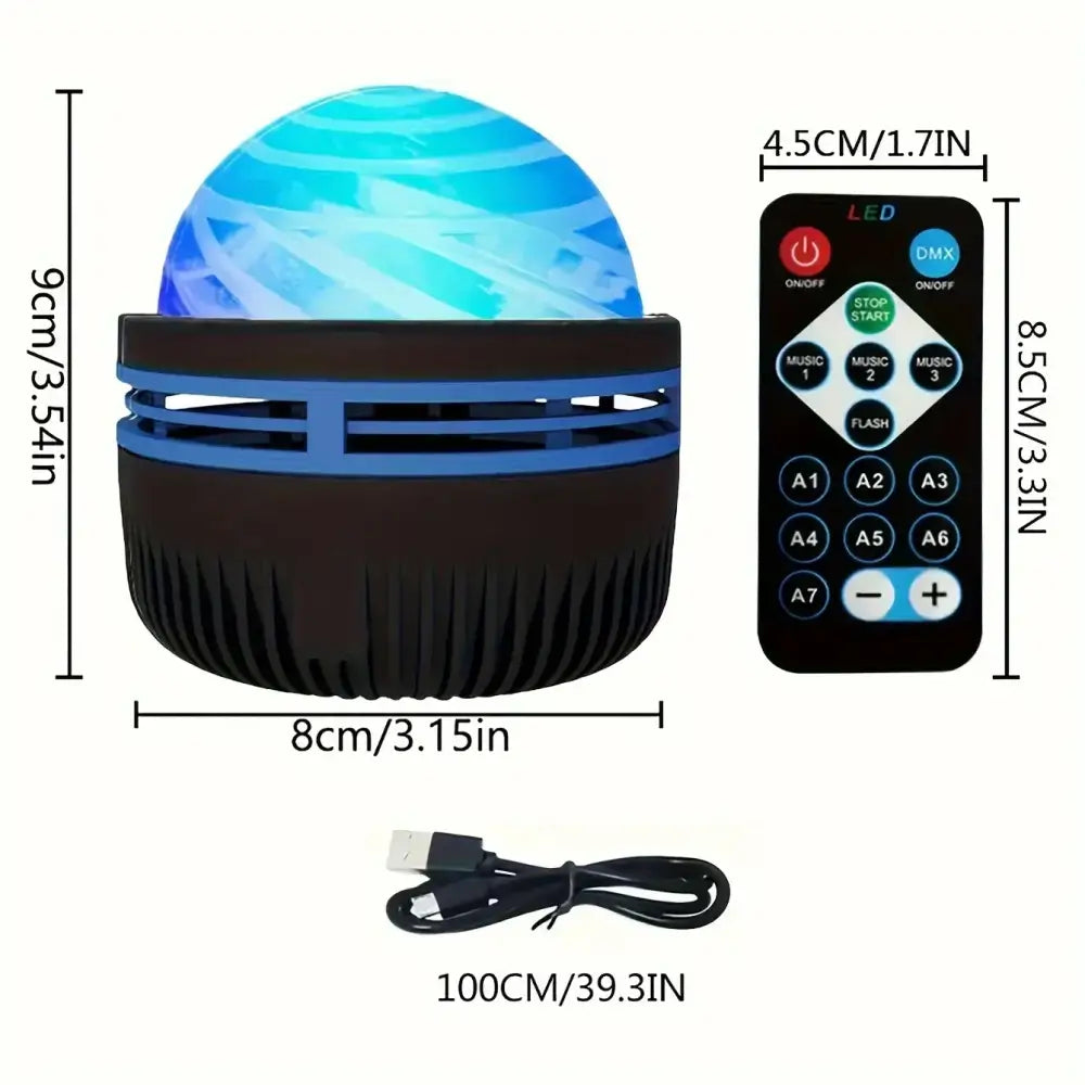 Northern Lights Starry Sky Projector LED Night Light with Remote Control USB A Variety of Styles for Home Bedroom Party