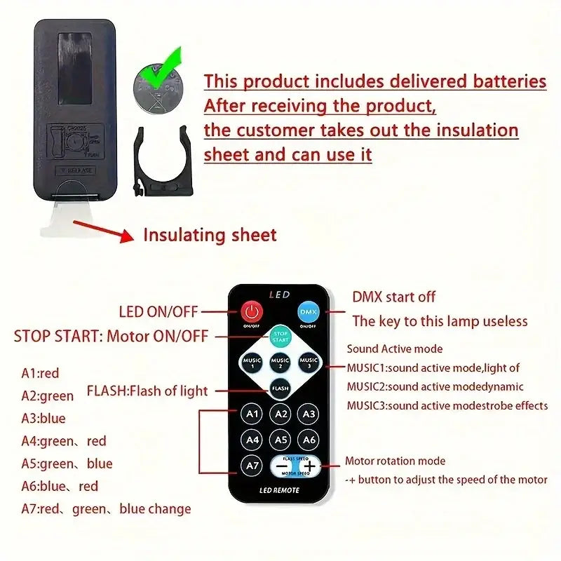 Northern Lights Starry Sky Projector LED Night Light with Remote Control USB A Variety of Styles for Home Bedroom Party