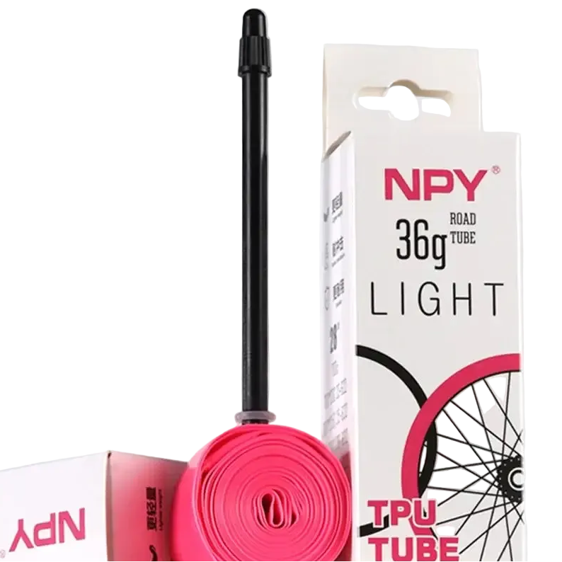 NPY 1Pcs Ultralight 28g Bike TPU Inner Tube 700X18 25 28 32 Road Bicycle TPU Material Tire 45mm/65mm/85mm Length French