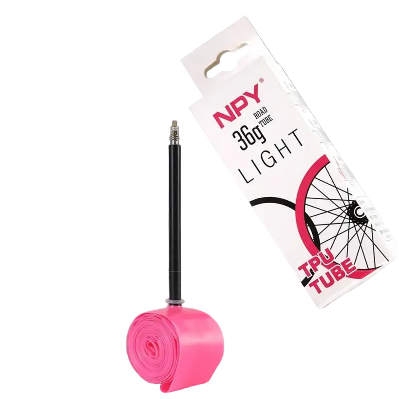 NPY 1Pcs Ultralight 28g Bike TPU Inner Tube 700X18 25 28 32 Road Bicycle TPU Material Tire 45mm/65mm/85mm Length French