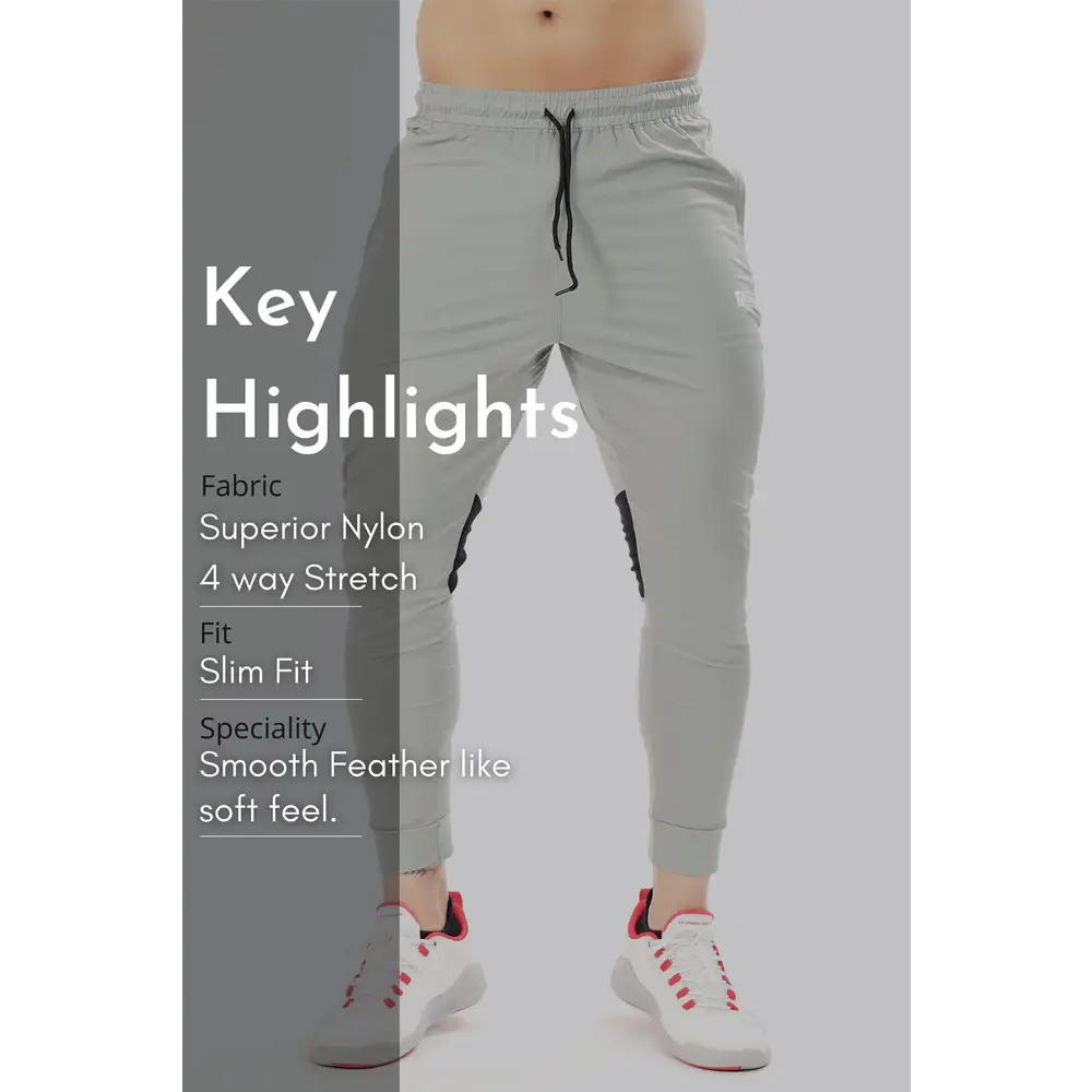 Nylon Supreme Joggers Light Grey - Joggers