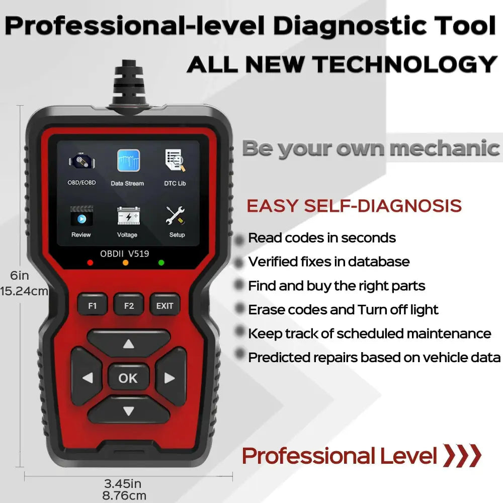 OBD2 Scanner - Red