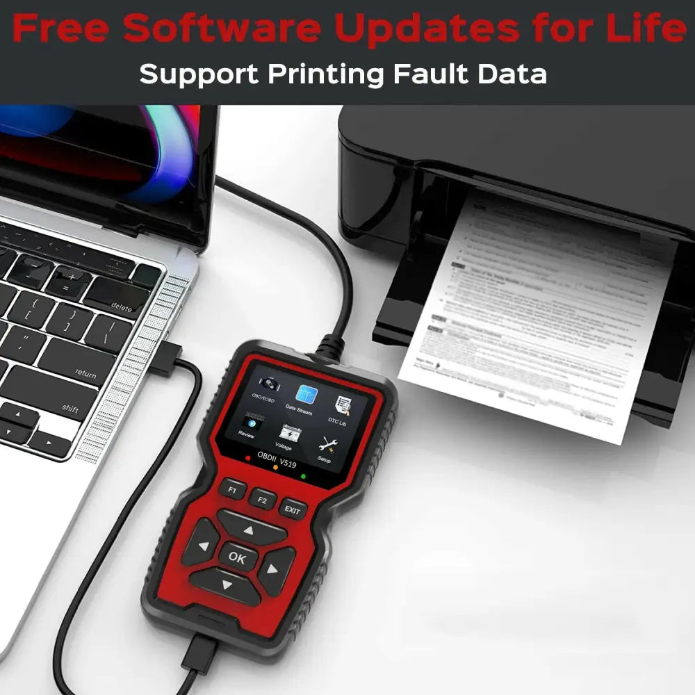 OBD2 Scanner - Red