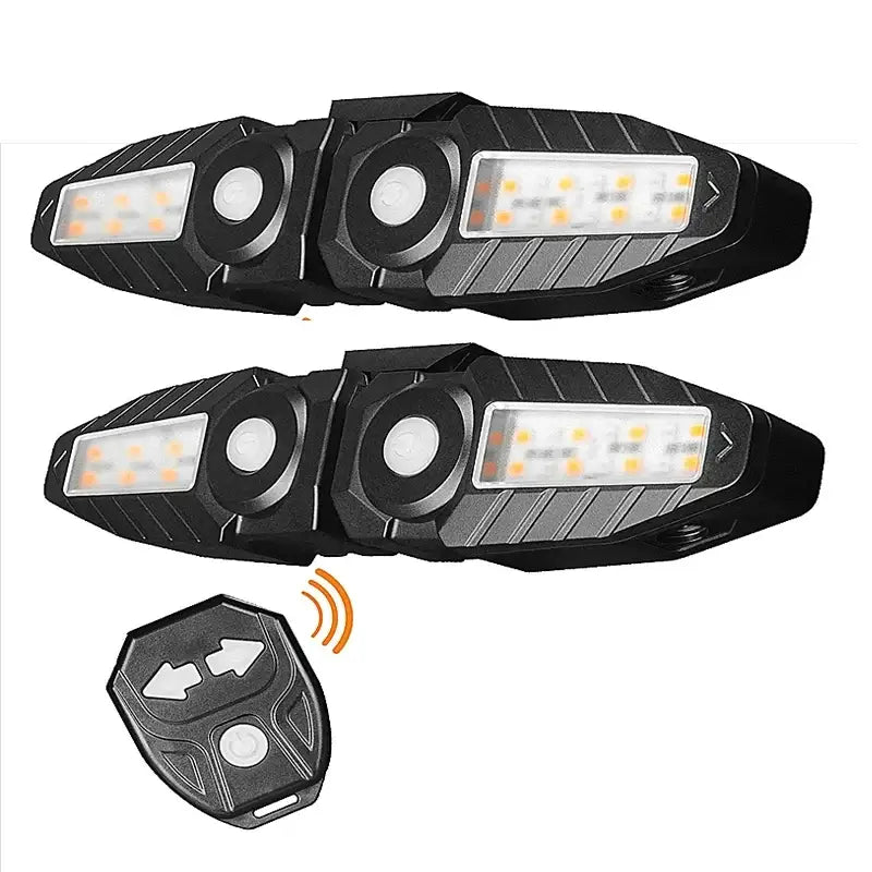 OFFBONDAGE Turn Signal Bike Tail Lights Wireless Remote Control Waterproof Rechargeable Cycling Rear Lamp LED MTB Rear
