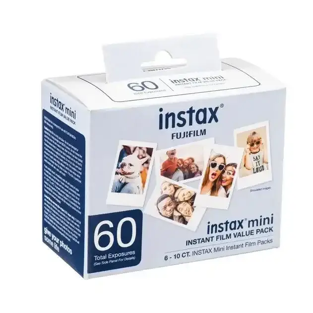 Origin Fujifilm Instax Mini Film Paper 10-60 Sheets for Fuji Instant Film Cameras Instax Mini 12 11 9 40 70 90 Link