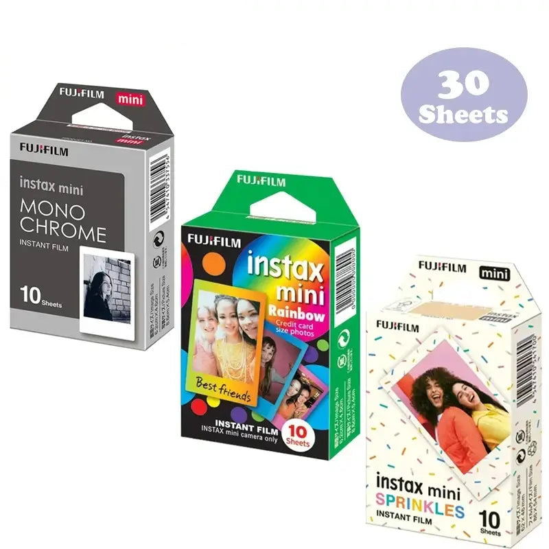 Origin Fujifilm Instax Mini Film Paper 10-60 Sheets for Fuji Instant Film Cameras Instax Mini 12 11 9 40 70 90 Link