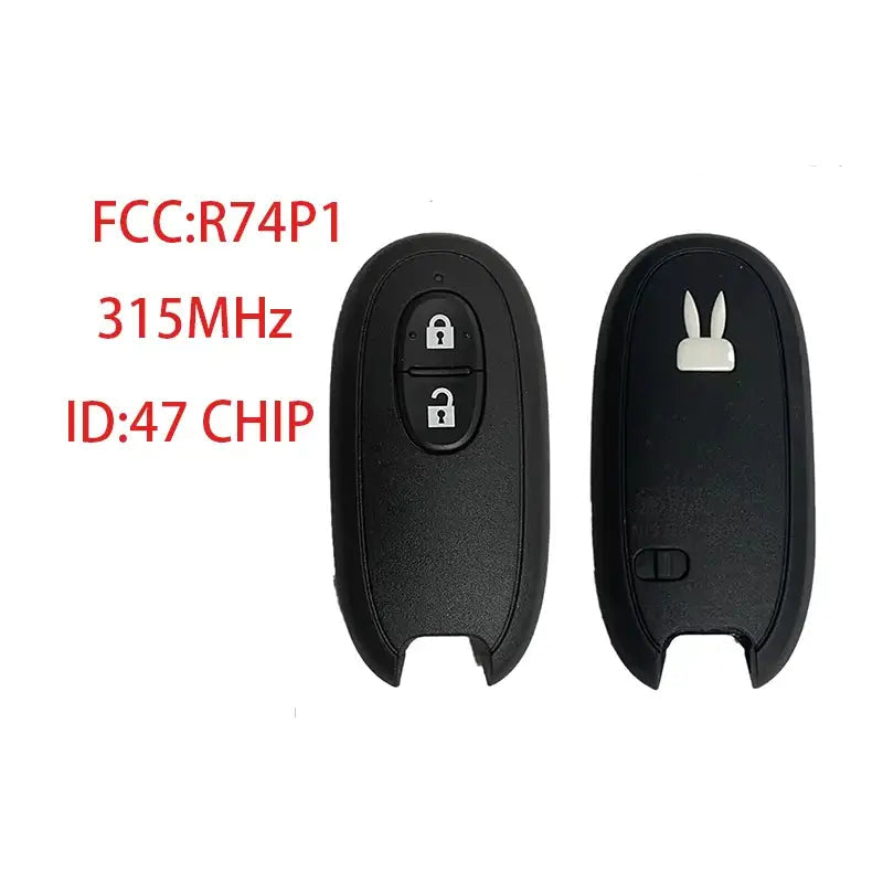 Original Remote Car Key Fob For Suzuki e alto hasla 1 - Lapin Wagon r Genuine 315MHz FSK PCF7953X/HITAG 3/47 CHIP R74P1