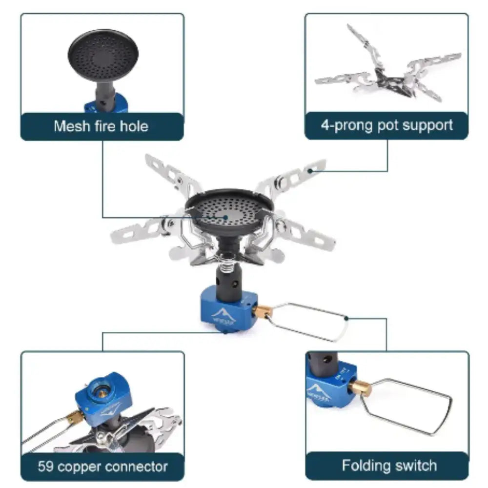 Outdoor Camping Gas Burner - SS