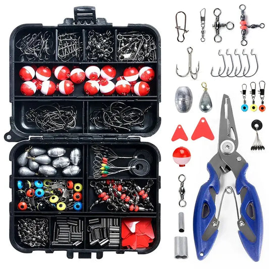 Outdoor Fishing Accessories Set with Tackle Box (263pcs) - SS