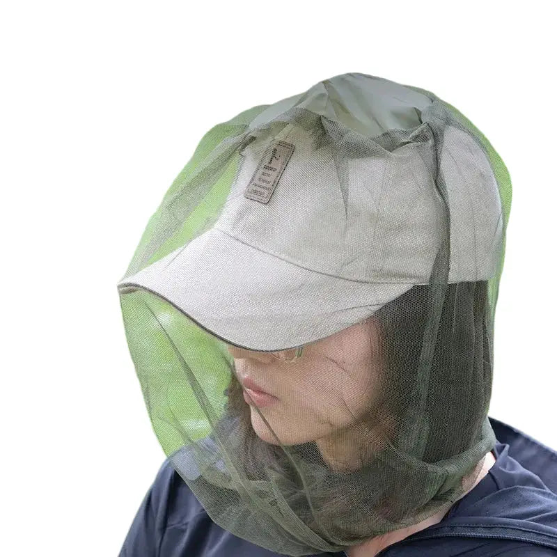 Outdoor Fishing Sun Hat with Mosquito Net - SS
