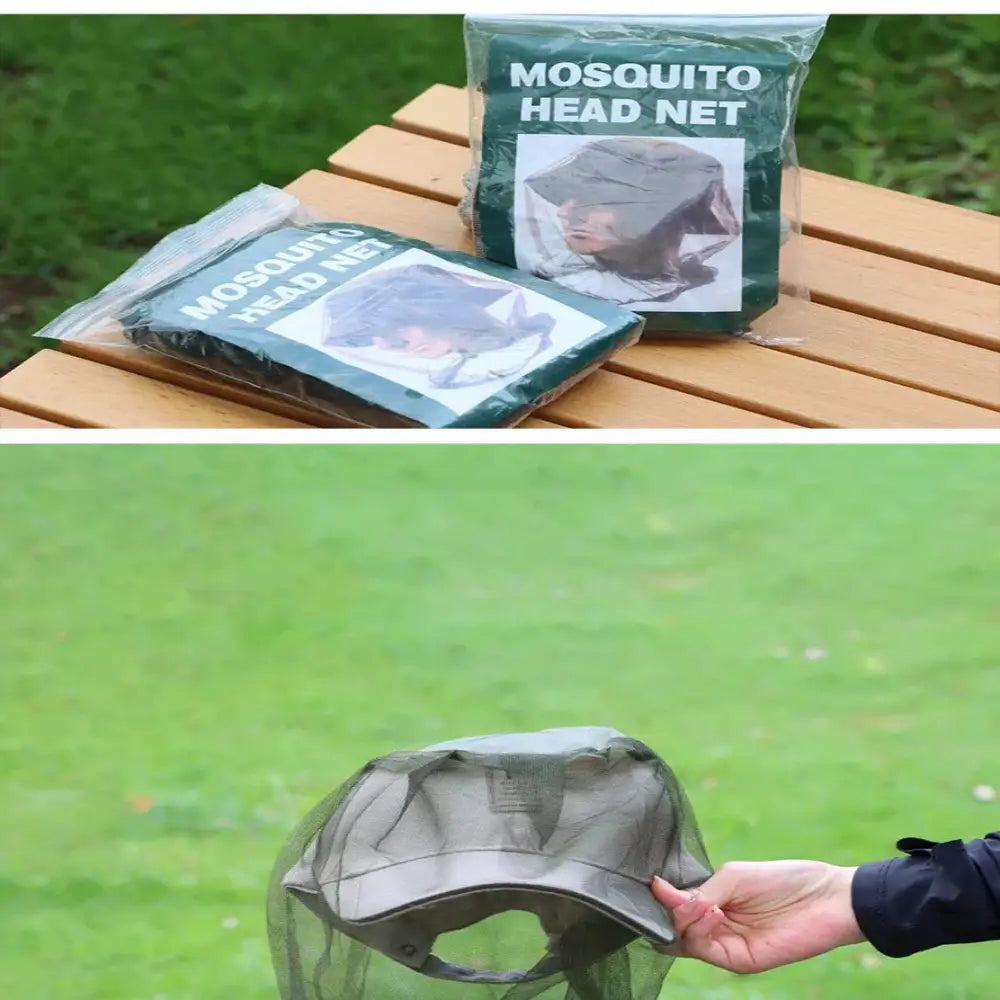 Outdoor Fishing Sun Hat with Mosquito Net - SS