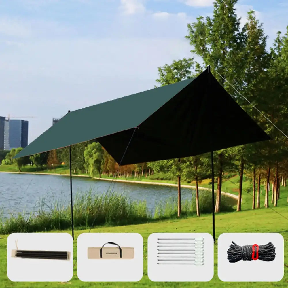Outdoor Portable Waterproof Tarp 3m x 4m (3 colours available) - SS