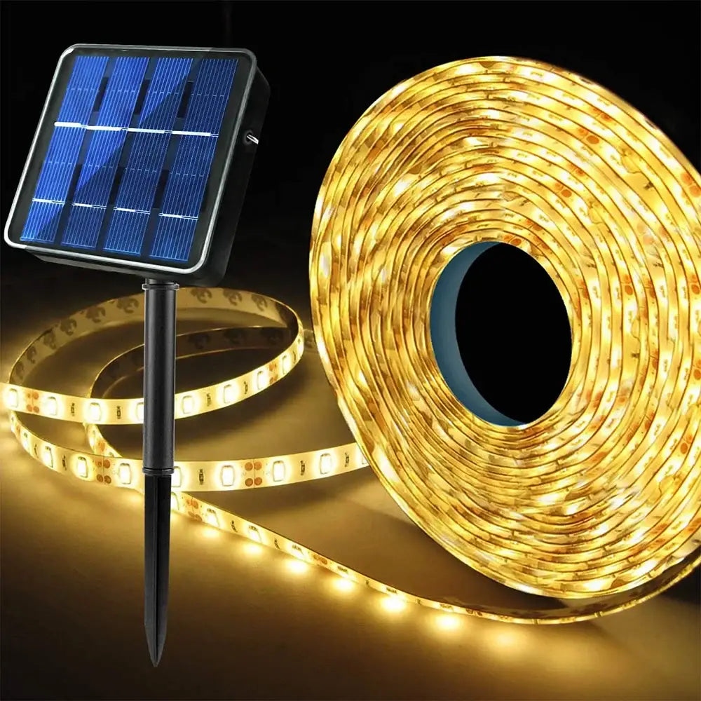 Outdoor Solar LED Strip Light Strip With IP65 Waterproof 5M Light Strip Suitable for Outdoor Courtyard Decoration LED