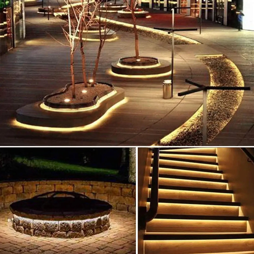 Outdoor Solar LED Strip Light Strip With IP65 Waterproof 5M Light Strip Suitable for Outdoor Courtyard Decoration LED