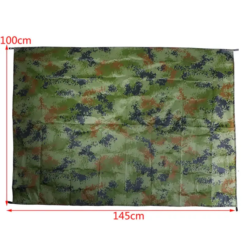 Outdoor Tarp Camping Sun Shelter Waterproof Beach Awning Beach Tent Rain Shelter - WHITE