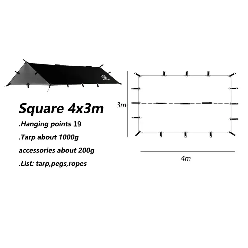 Outdoor UV resistant Tarp