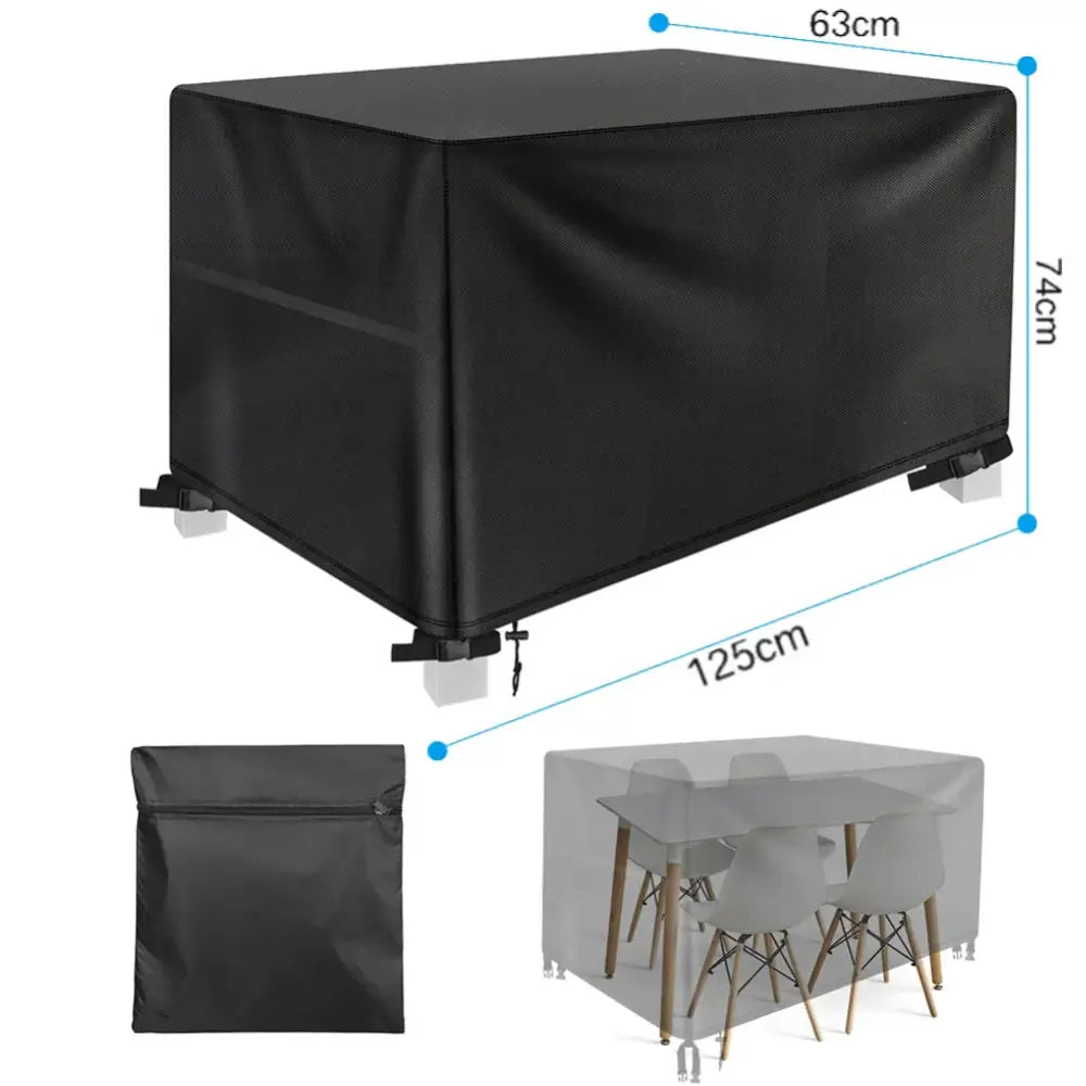 Outdoor Waterproof L-Shape Sofa Cover – Heavy-Duty Weather Protection (different sizes available) - 125x63x74cm / Sofa