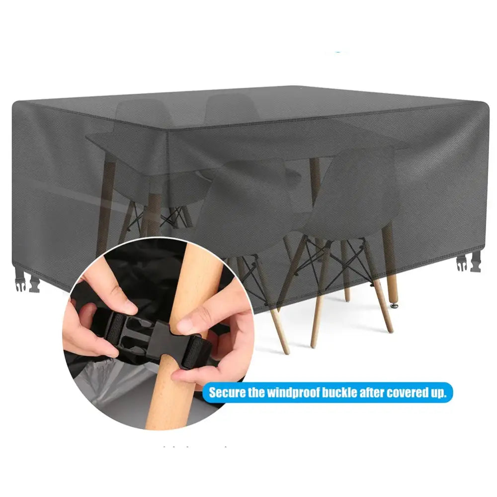 Outdoor Waterproof L-Shape Sofa Cover – Heavy-Duty Weather Protection (different sizes available) - SS
