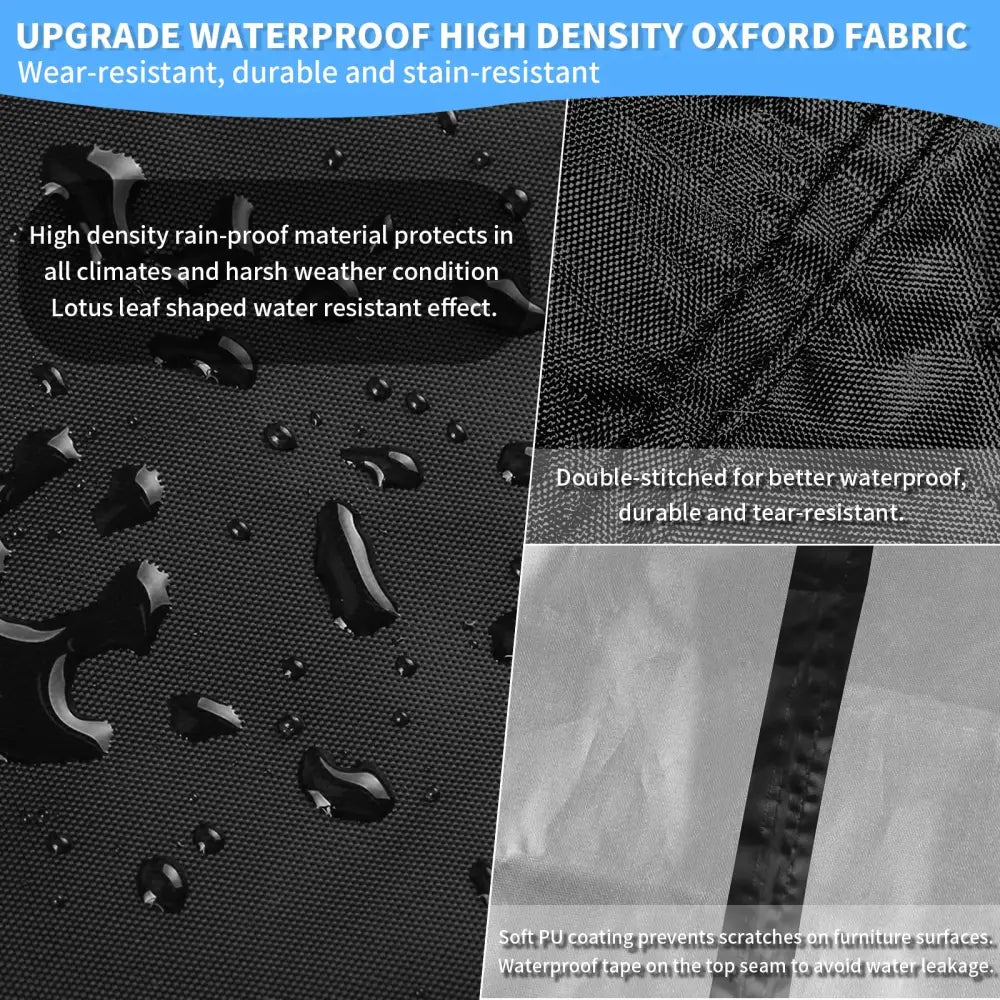 Outdoor Waterproof L-Shape Sofa Cover – Heavy-Duty Weather Protection (different sizes available) - SS