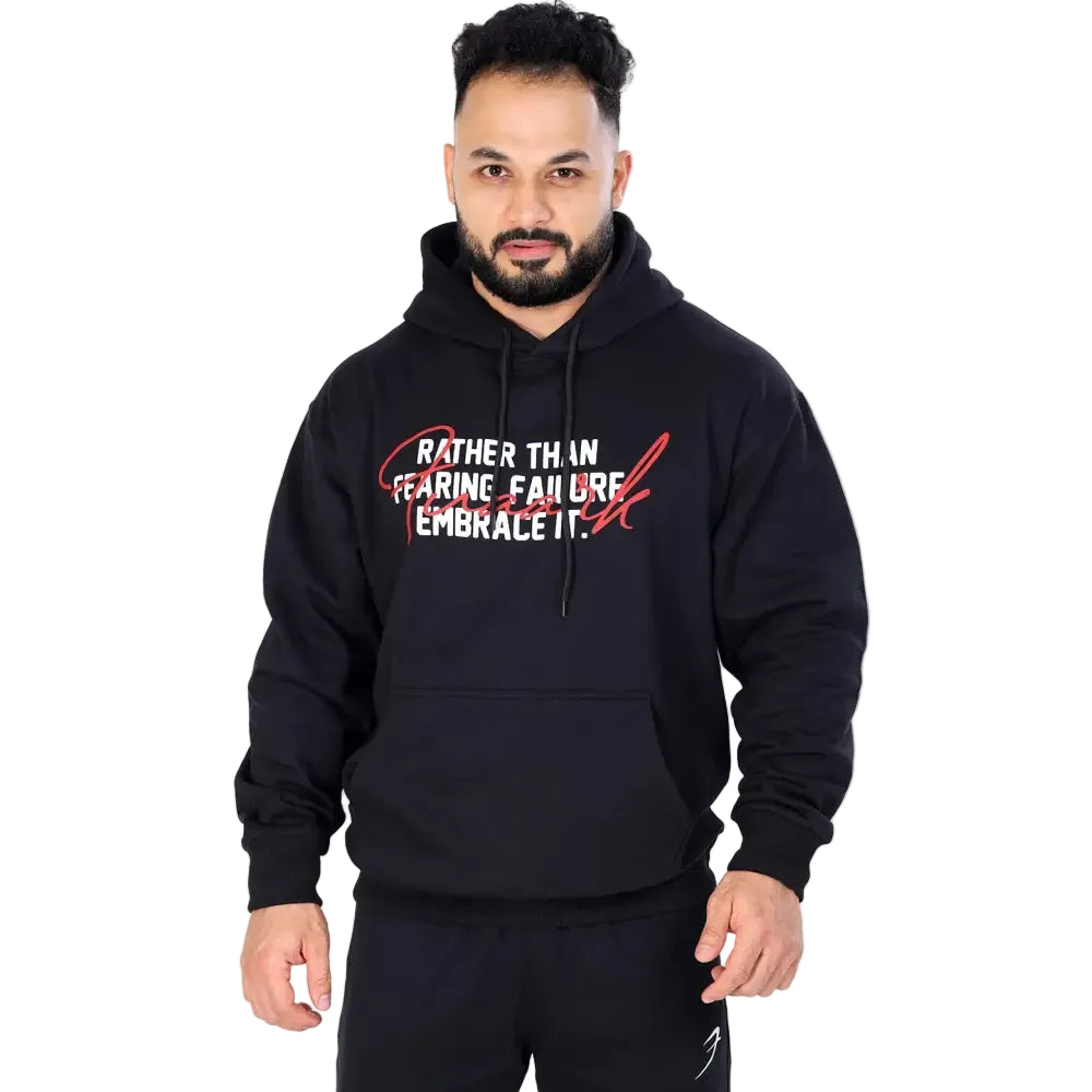 Oversized Frost Hoodie Black