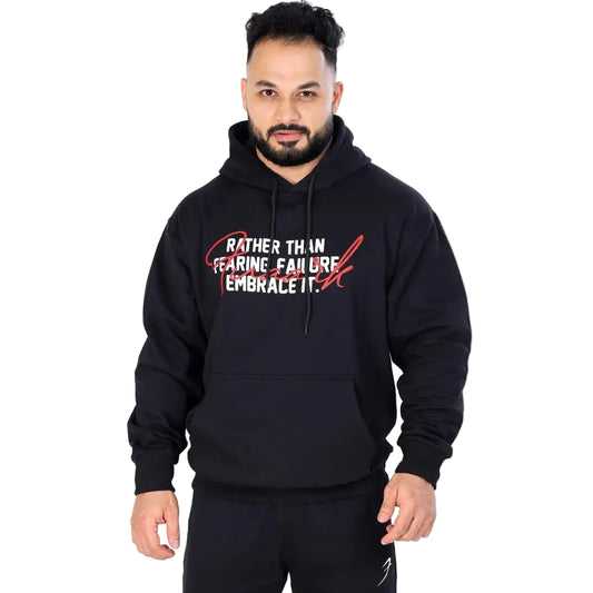 Oversized Frost Hoodie Black