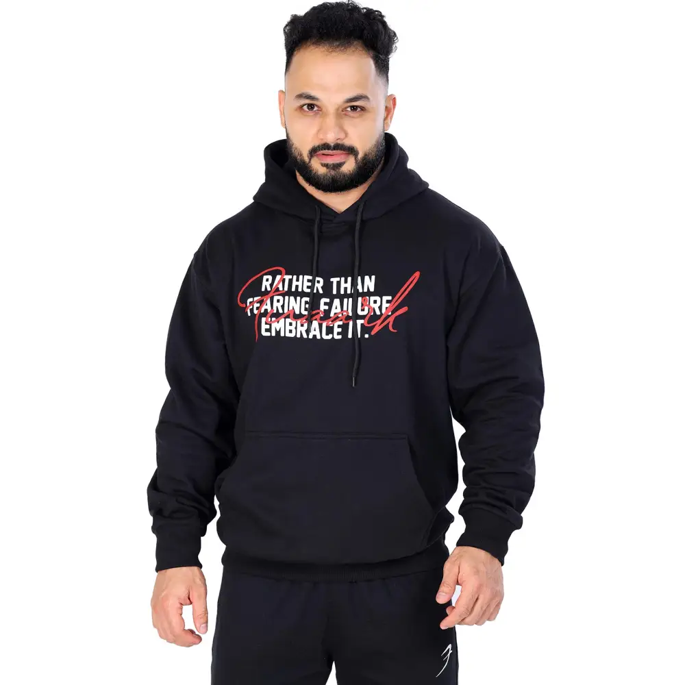 Oversized Frost Hoodie Black