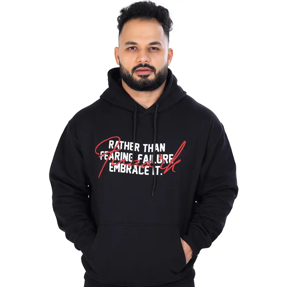 Oversized Frost Hoodie Black