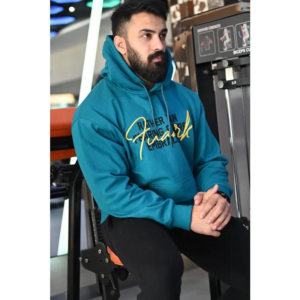 Oversized Frost Hoodie Teal