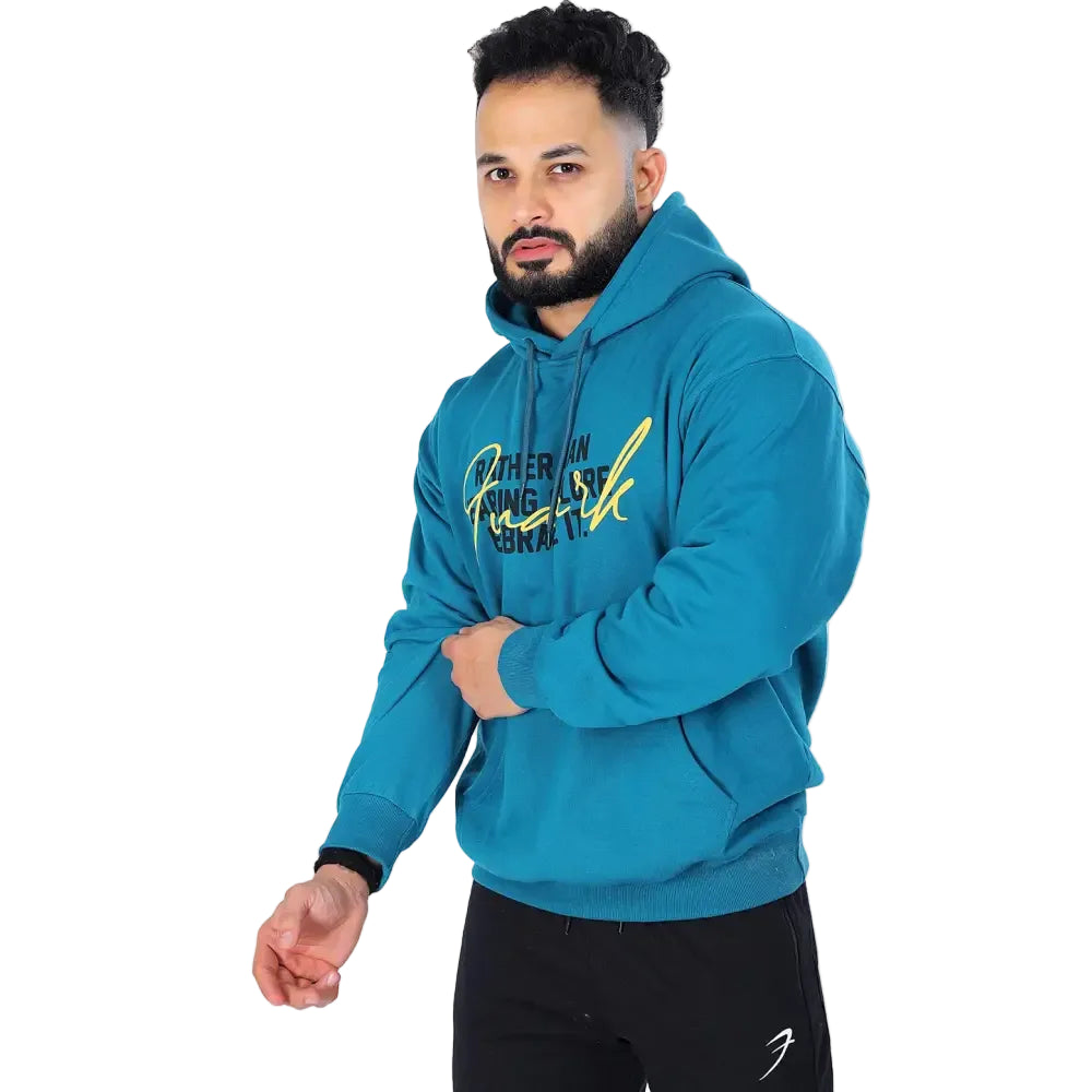 Oversized Frost Hoodie Teal