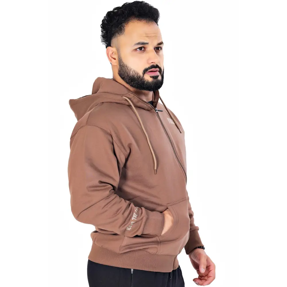 Oversized Frost Jacket Coffee