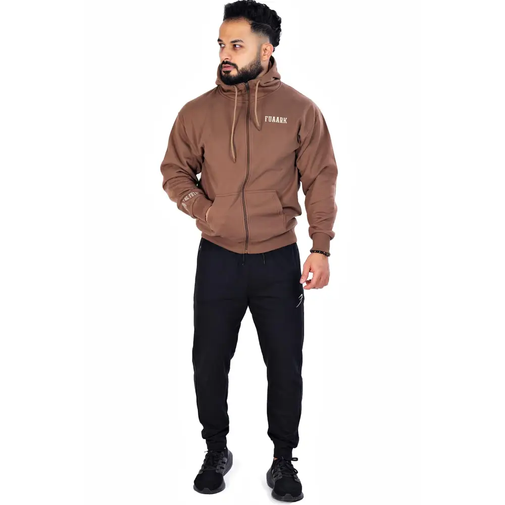 Oversized Frost Jacket Coffee