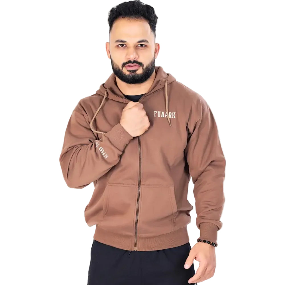 Oversized Frost Jacket Coffee