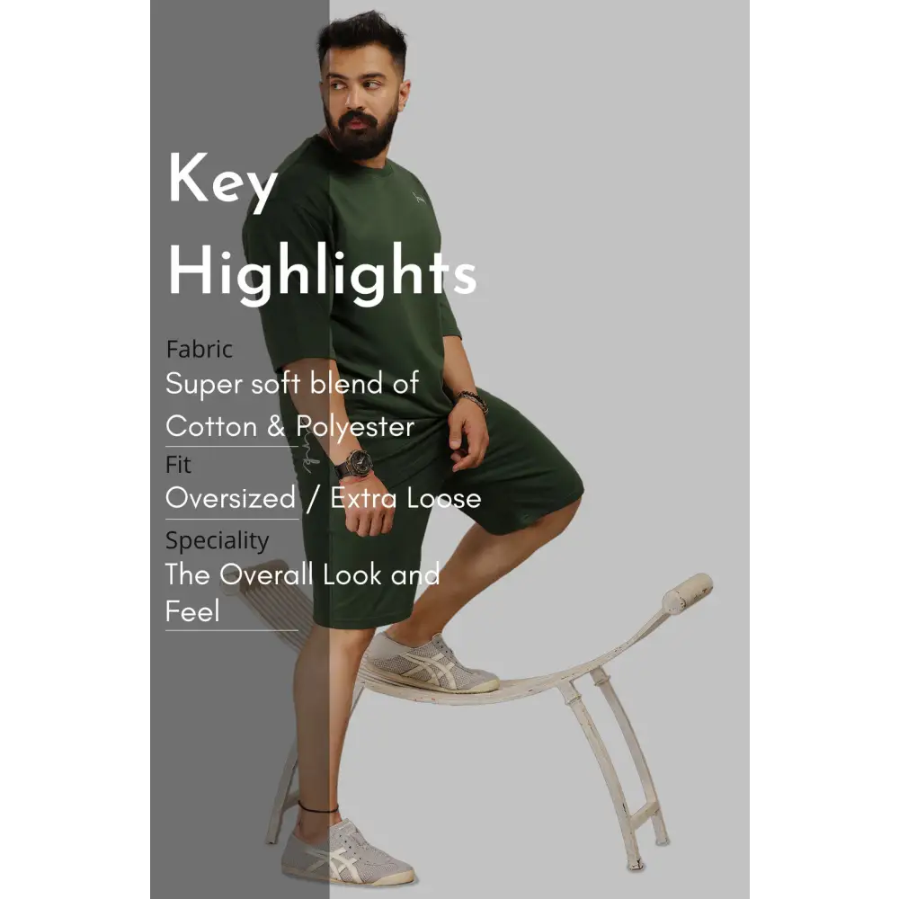 Oversized Shorts Green