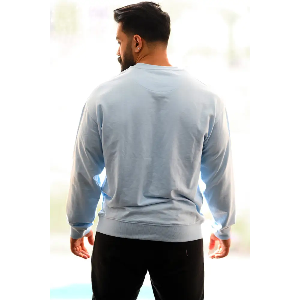 Oversized Sweatshirt Sky Blue