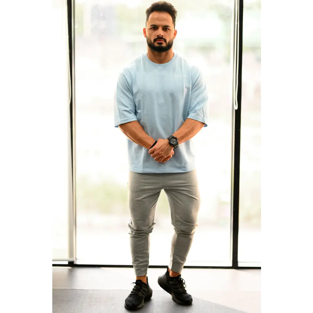 Oversized T-shirt Sky Blue