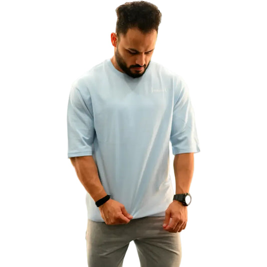 Oversized T-shirt Sky Blue