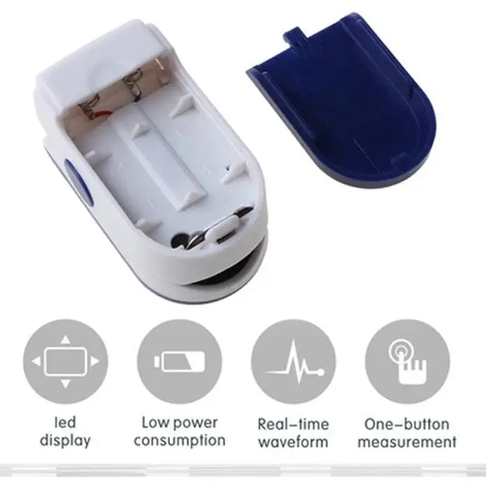 Oximeter – Finger Clip With Digital LED Display Upgraded Screen
