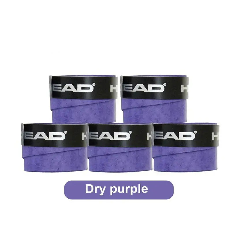 Padel Racket / Tennis Racket Non-Slip Sweat Absorbing Grip Tape (5 Pcs) - Dry Purple - 9eight5