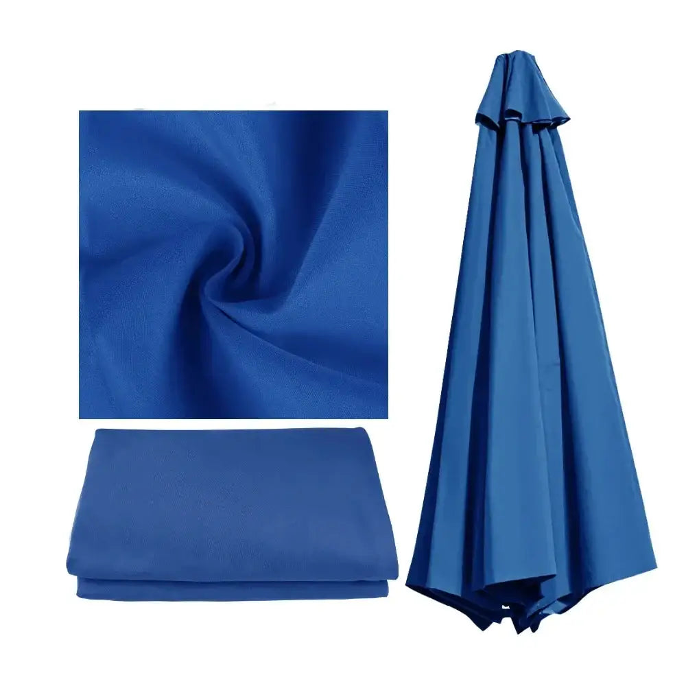 Parasol Replacement Cover – 6 or 8 Ribs (6 colours available) - Royal Blue / 6Ribs 2.5M - SS